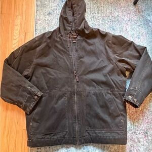 Aberdeen Vintage Brown Hooded Jacket for Men